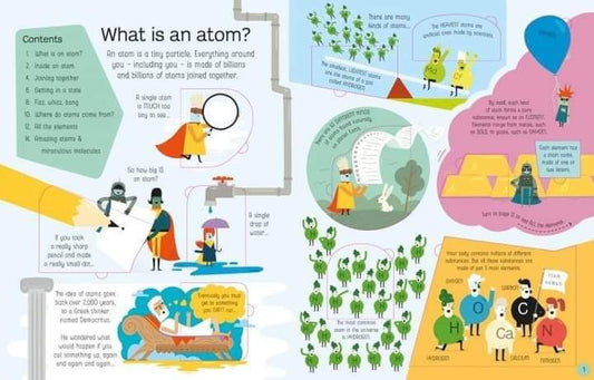 USBORNE SEE INSIDE ATOM AND MOLECULES