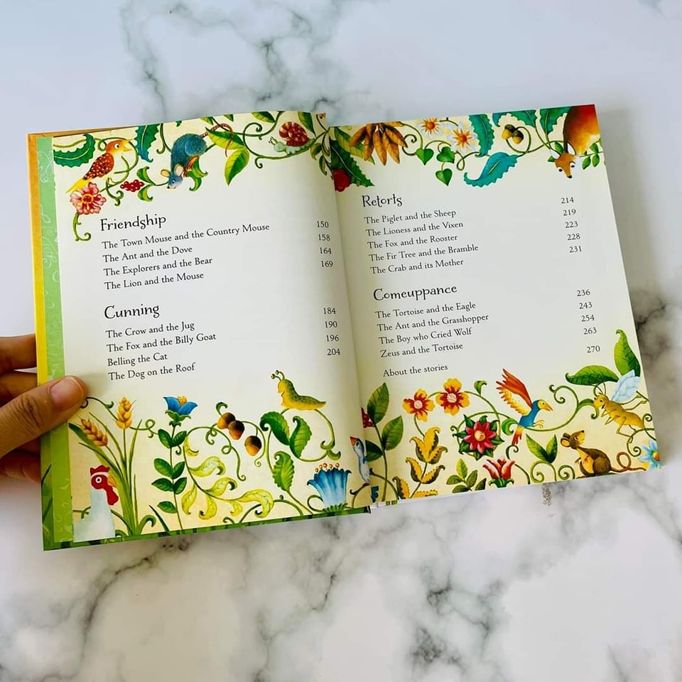 USBORNE ILLUSTRATED STORIES FROM AESOP