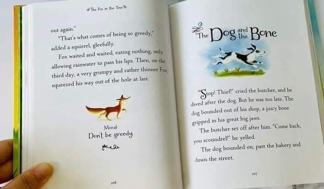 USBORNE ILLUSTRATED STORIES FROM AESOP
