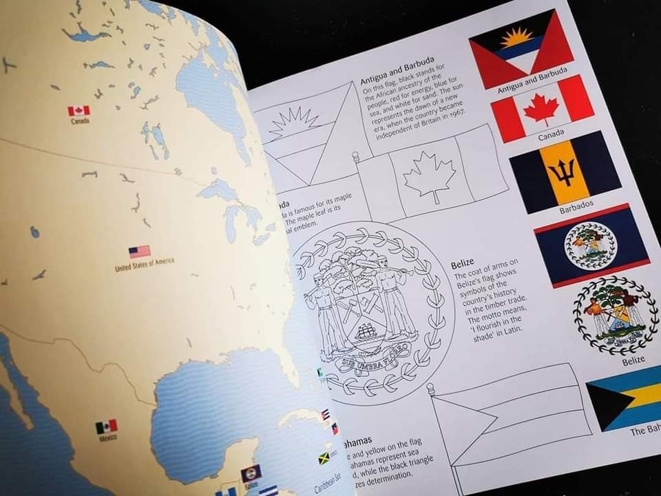 USBORNE FLAGS OF THE WORLD TO COLOUR