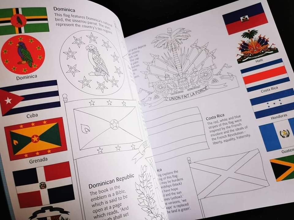 USBORNE FLAGS OF THE WORLD TO COLOUR