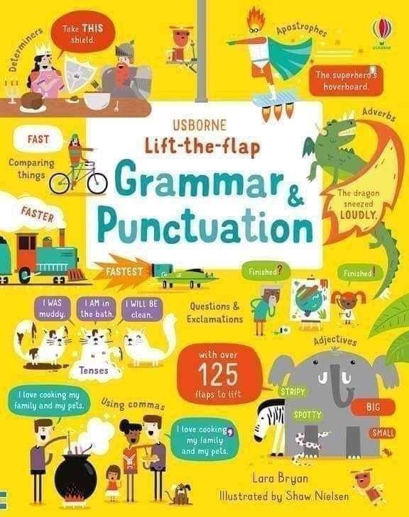 USBORNE LIFT THE FLAP GRAMMAR AND PUNCTUATION