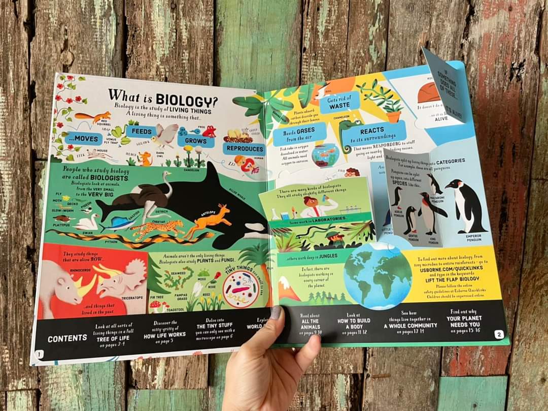 USBORNE LIFT THE FLAP BIOLOGY