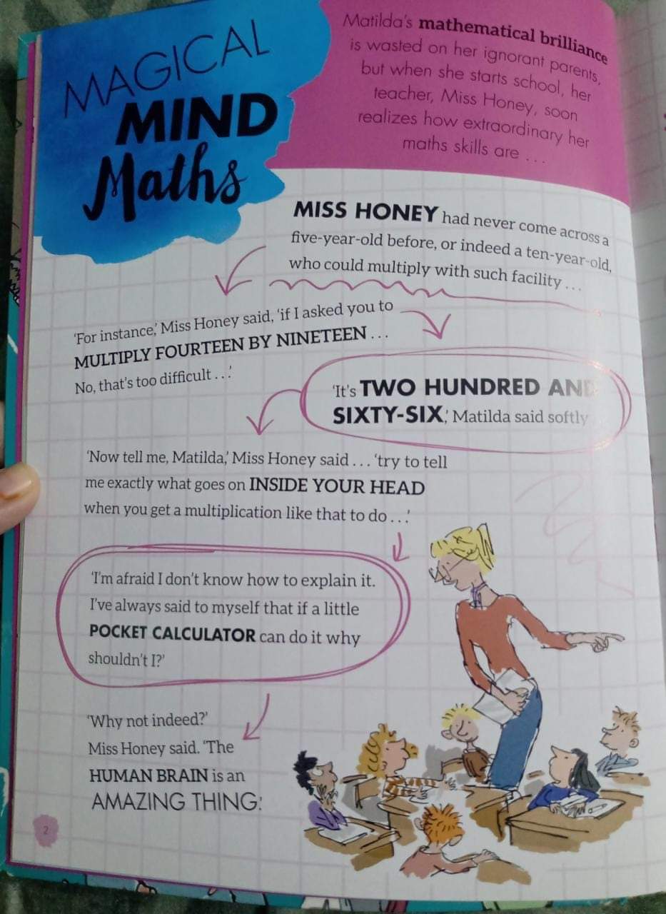 Roald dahl's Matilda's how to be a genius