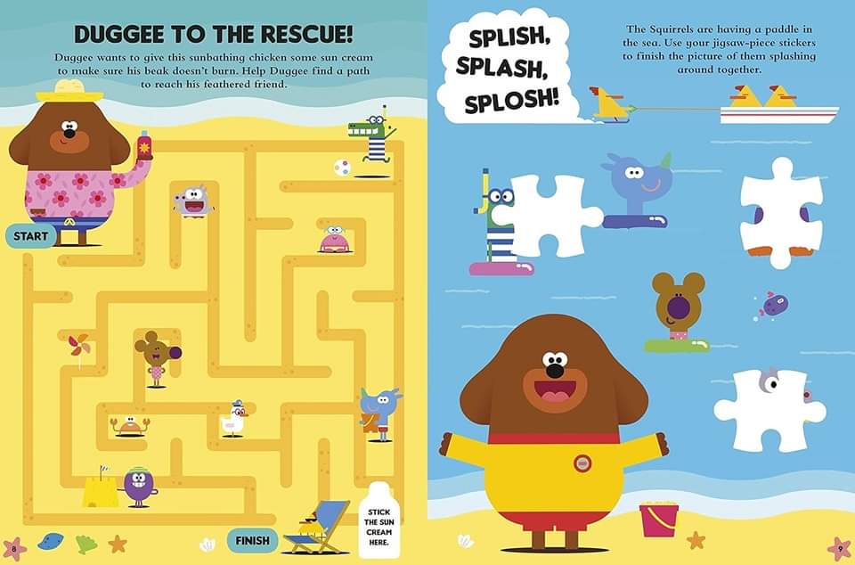 HEY DUGGEE SUMMER STICKER ACTIVITY BOOK