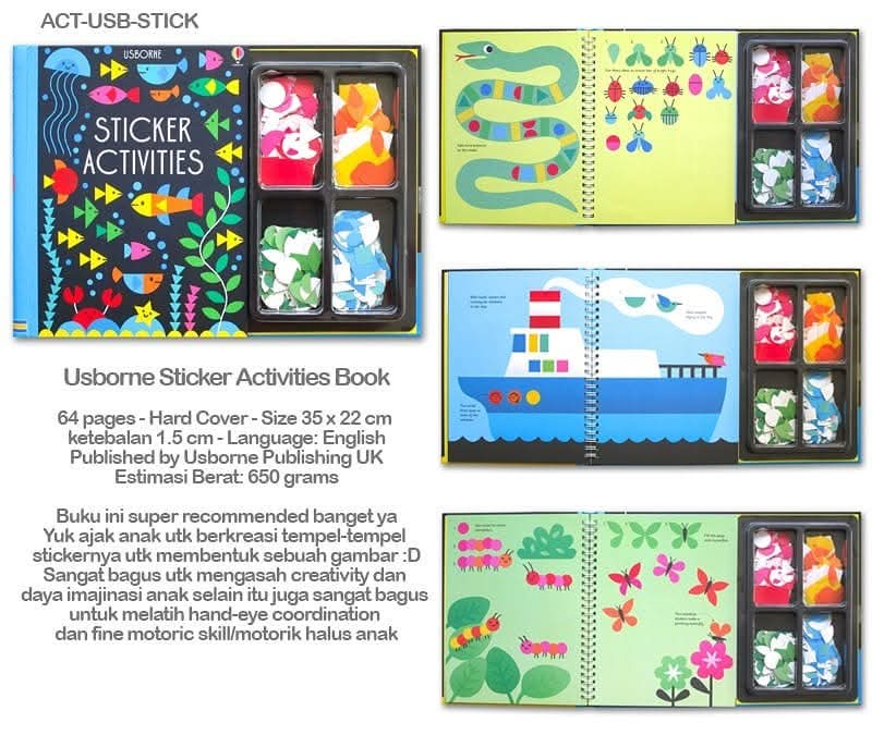 USBORNE STICKER ACTIVITIES