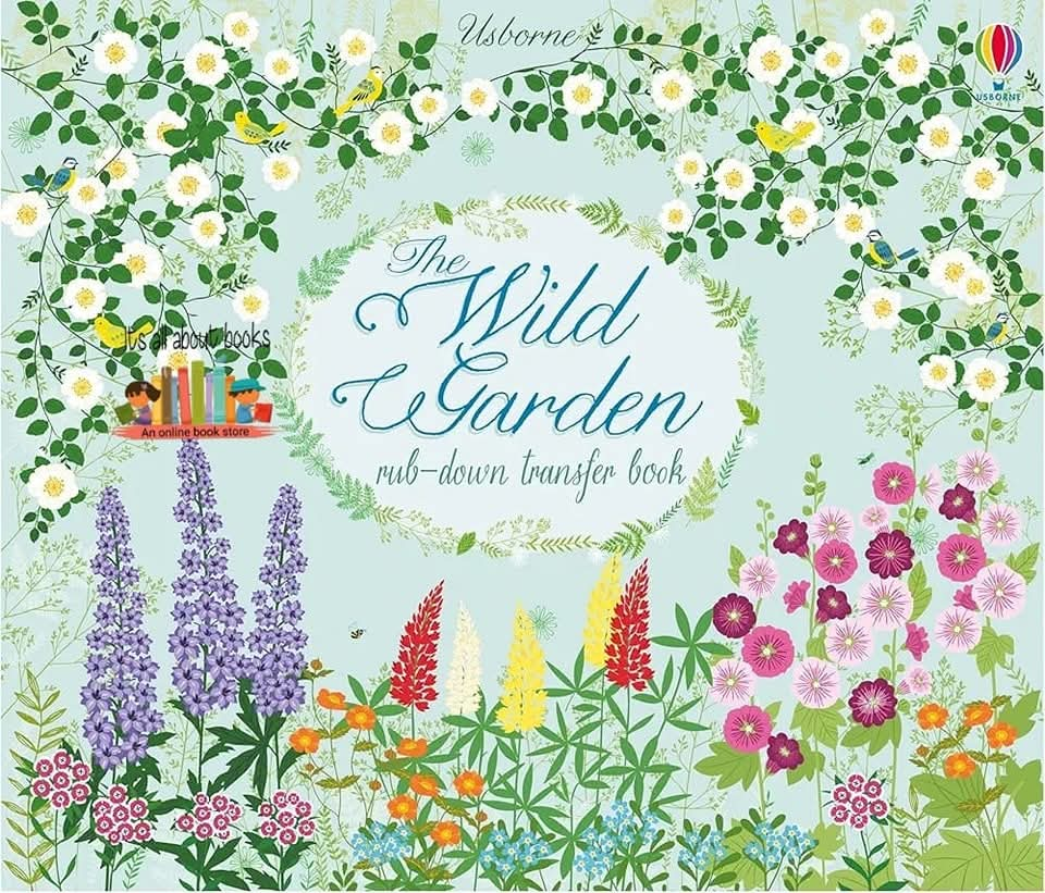 THE WILD GARDEN RUB DOWN TRANSFER BOOK