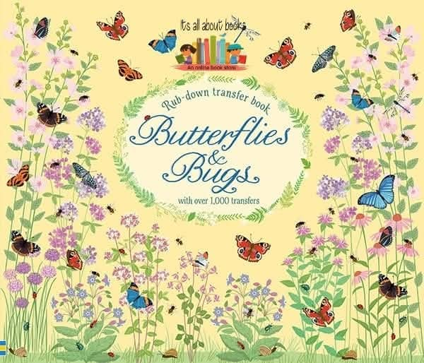 BUTTERFLIES AND BUGS RUB DOWN TRANSFER BOOK