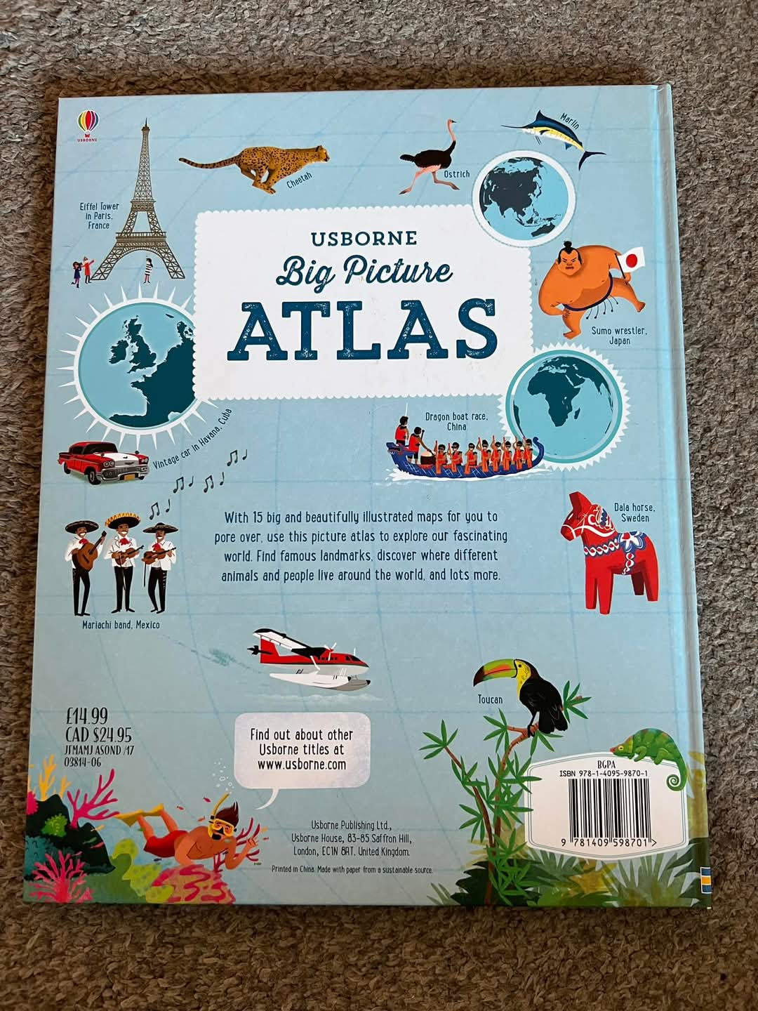 Usborne Big Picture Atlas