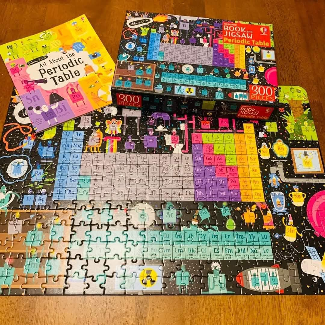 Usborne Periodic Table Jigsaw and Book