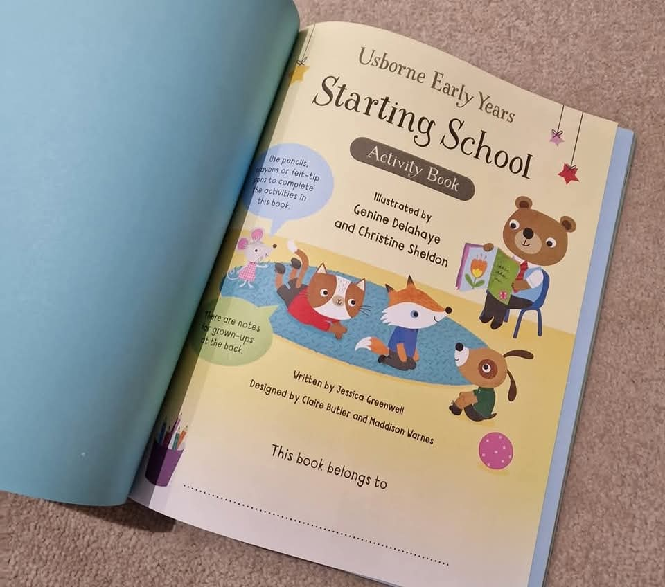 USBORNE EARLY YEARS STARTING SCHOOL ACTIVITY BOOK