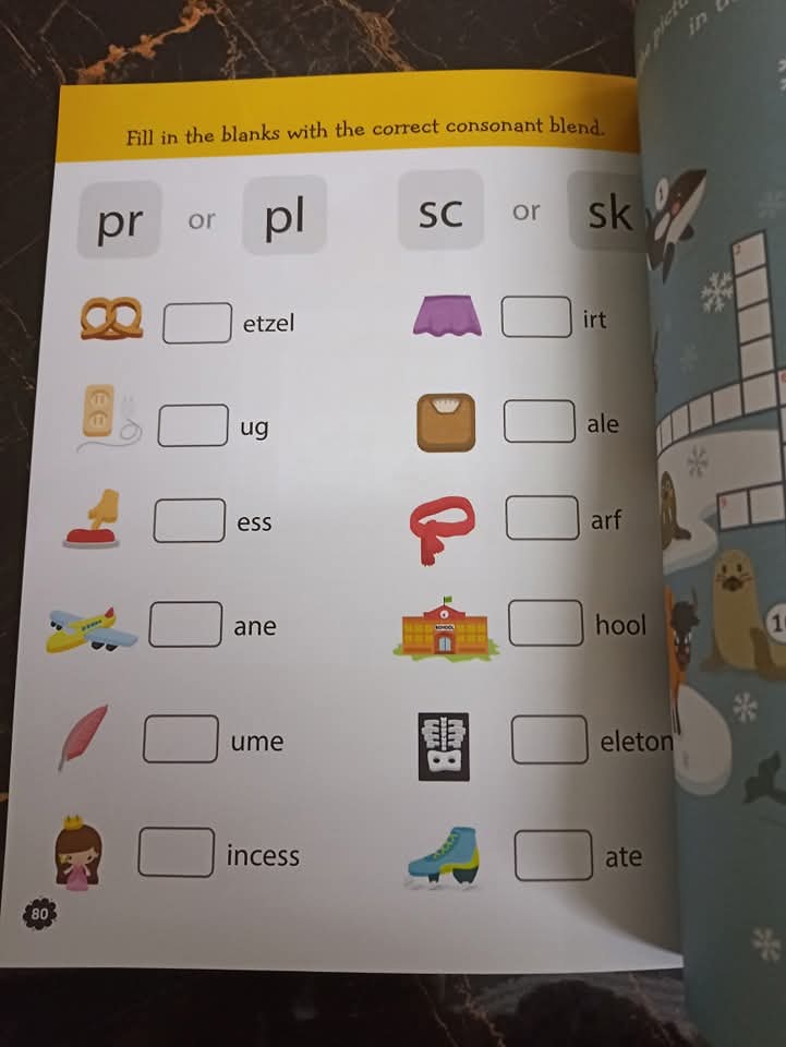 MY HOLIDAY LEARNING AND CROSSWORD ACTIVITY BOOK