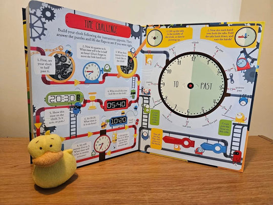 Usborne Lift the flap telling the time