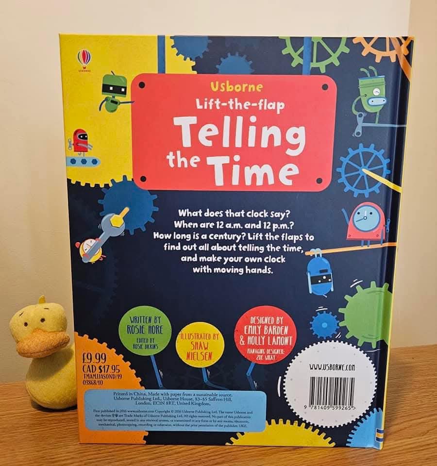 Usborne Lift the flap telling the time
