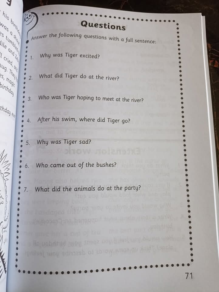 READING COMPREHENSION AND CREATIVE WRITING 2