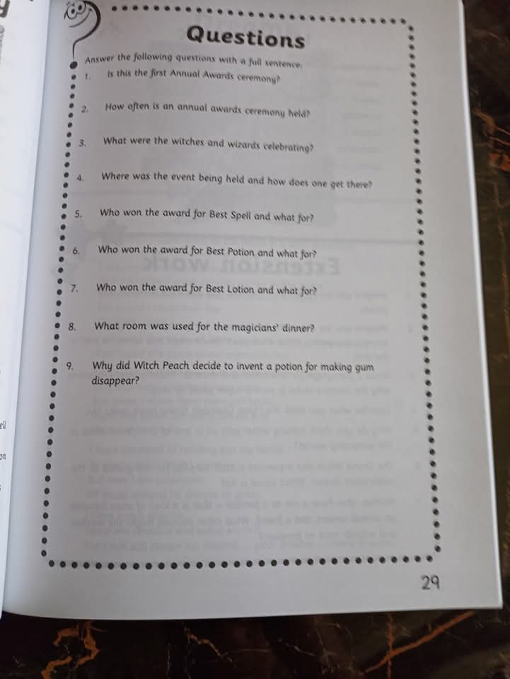 READING COMPREHENSION AND CREATIVE WRITING 3