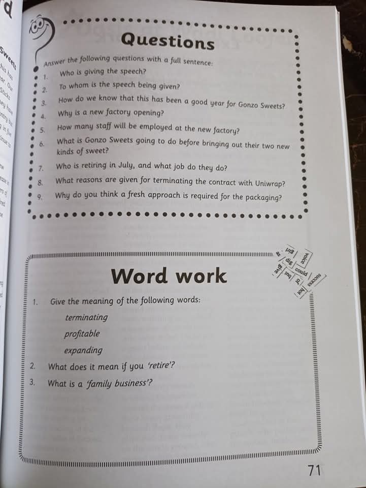 READING COMPREHENSION AND CREATIVE WRITING 4