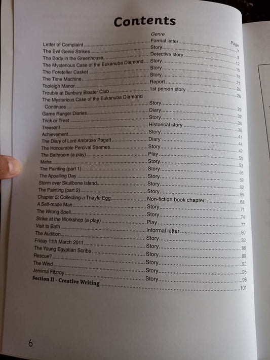 READING COMPREHENSION AND CREATIVE WRITING 5