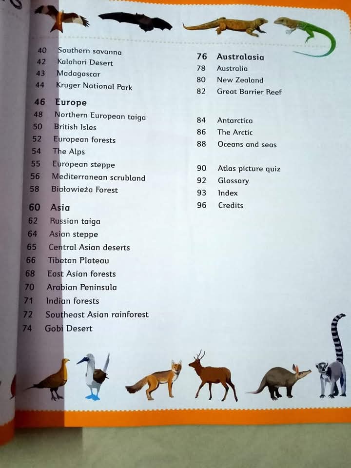 DK CHILDREN'S ILLUSTRATED ANIMAL ATLAS