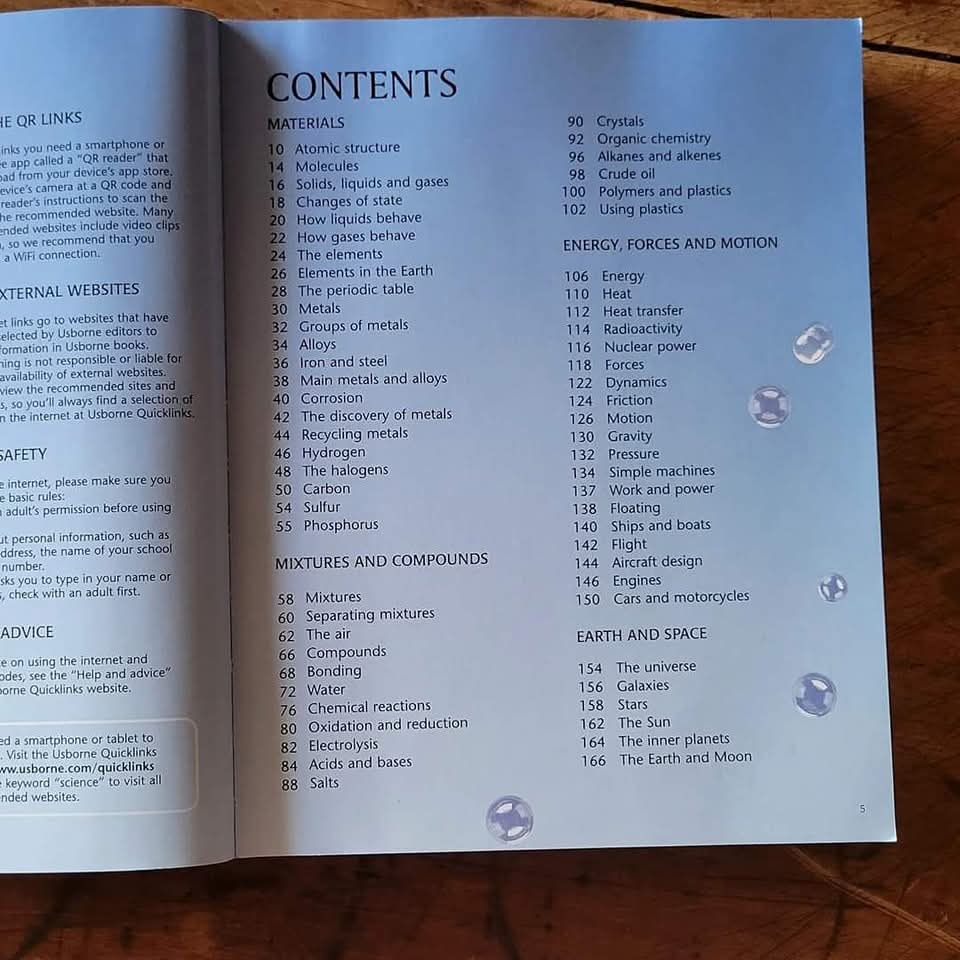 USBORNE THE SCIENCE ENCYCLOPEDIA