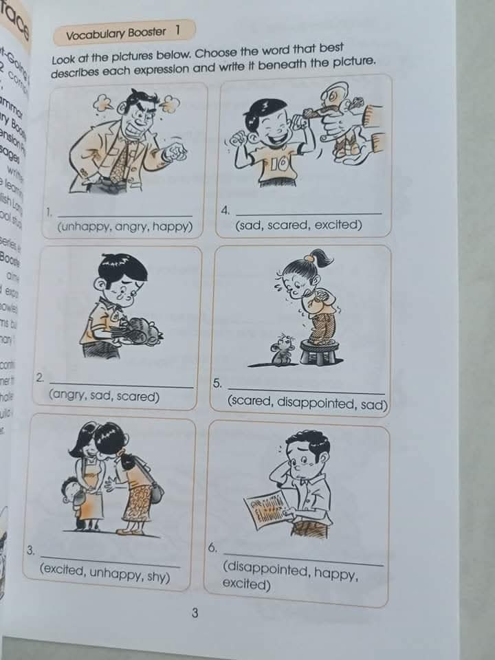 VOCABULARY BOOSTER  PRIMARY 2