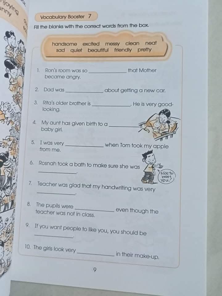 VOCABULARY BOOSTER  PRIMARY 2