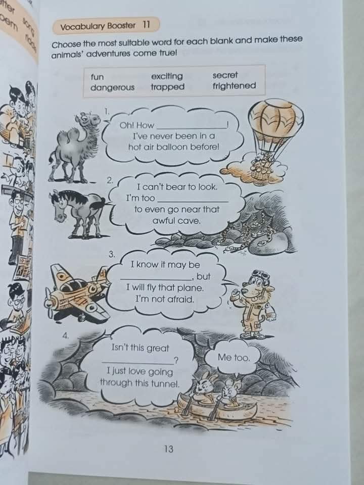 VOCABULARY BOOSTER  PRIMARY 2