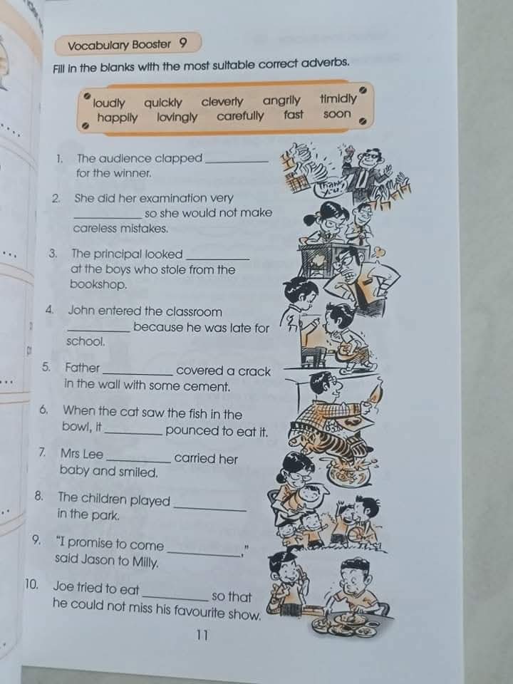 VOCABULARY BOOSTER  PRIMARY 2