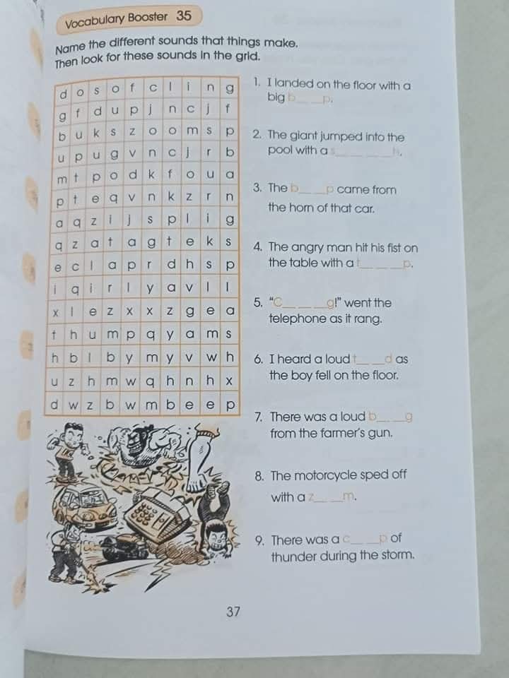 VOCABULARY BOOSTER  PRIMARY 2