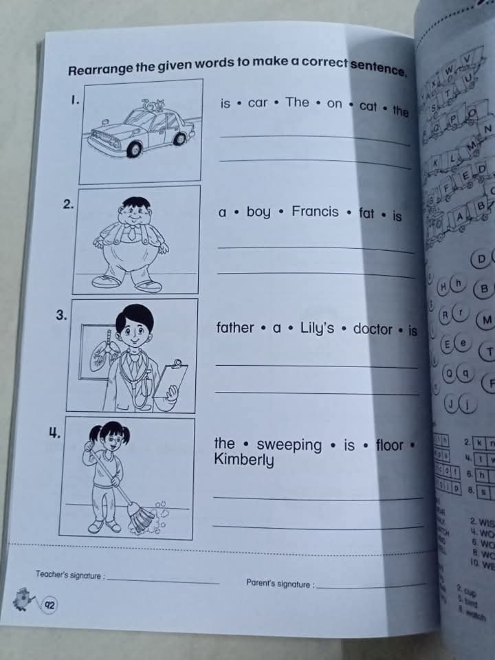 ENGLISH ACTIVITY FOR PRESCHOOLERS