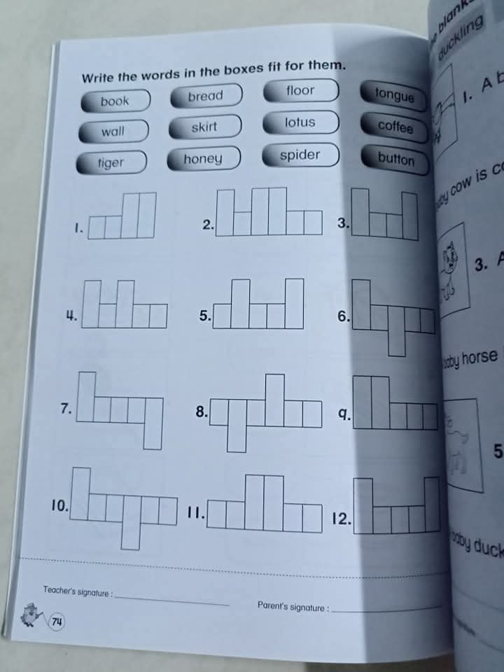 ENGLISH ACTIVITY FOR PRESCHOOLERS