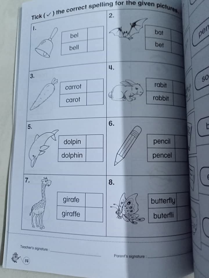 ENGLISH ACTIVITY FOR PRESCHOOLERS