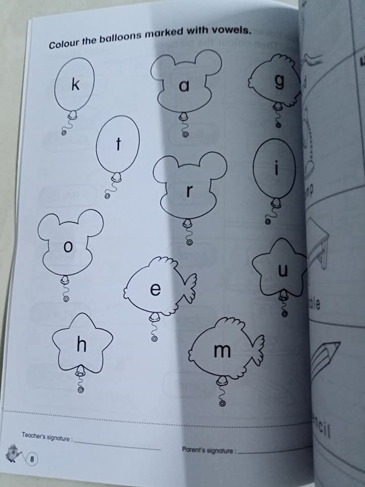 ENGLISH ACTIVITY FOR PRESCHOOLERS