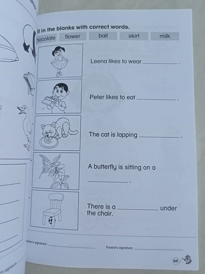 ENGLISH ACTIVITY FOR PRESCHOOLERS