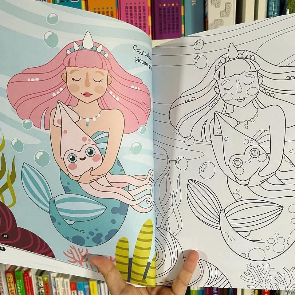 MY HOLIDAY COLORING CUT AND GLUE ACTIVITY BOOK