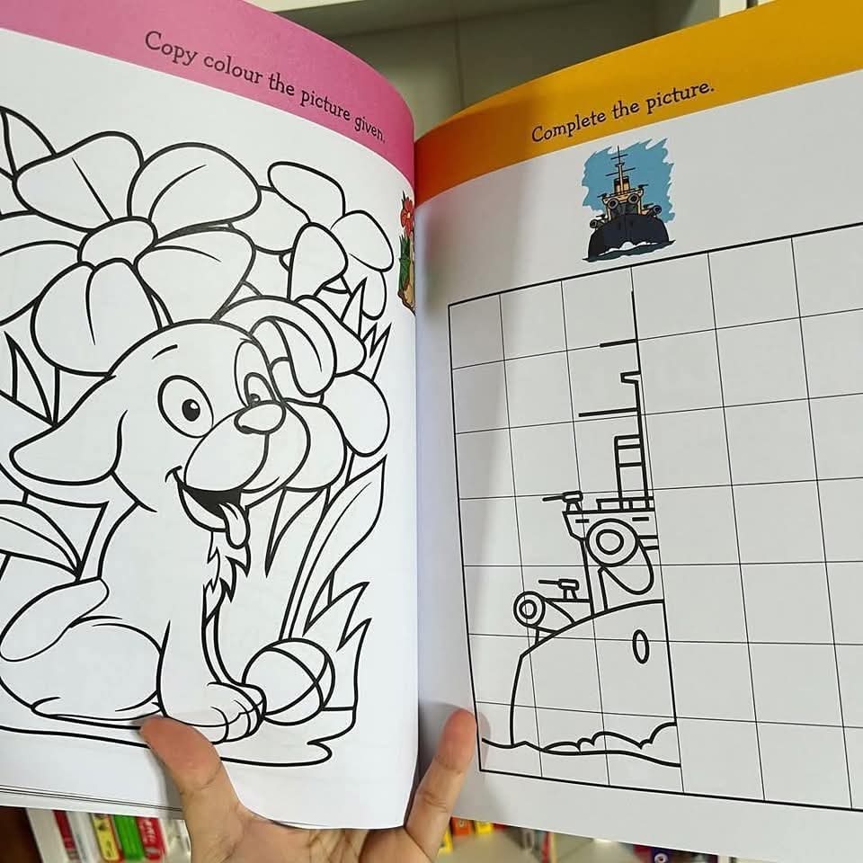 MY HOLIDAY COLORING CUT AND GLUE ACTIVITY BOOK