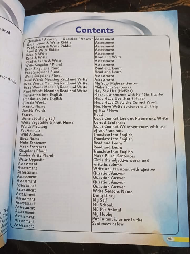 KIDS GROW ENGLISH LANGUAGE COPY SERIES LVL 3