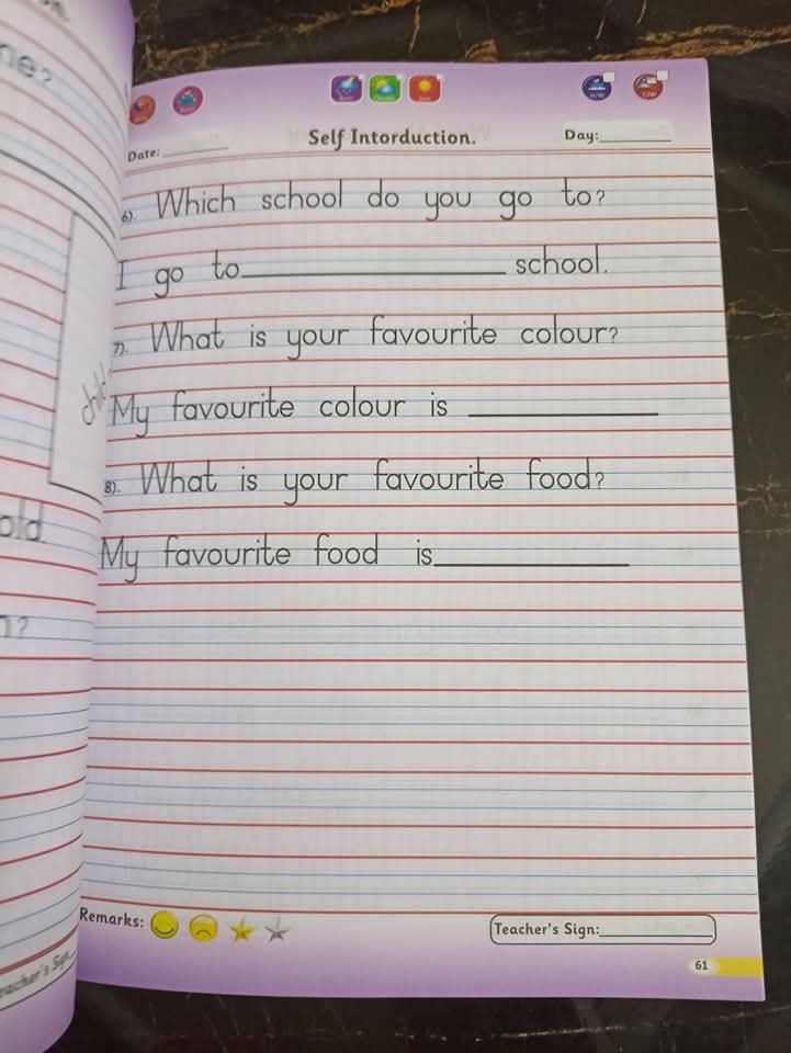 KIDS GROW ENGLISH LANGUAGE COPY SERIES LVL 3