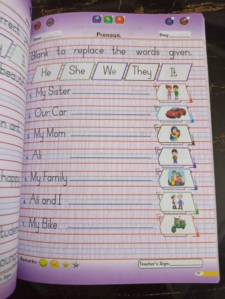 KIDS GROW ENGLISH LANGUAGE COPY SERIES LVL 3
