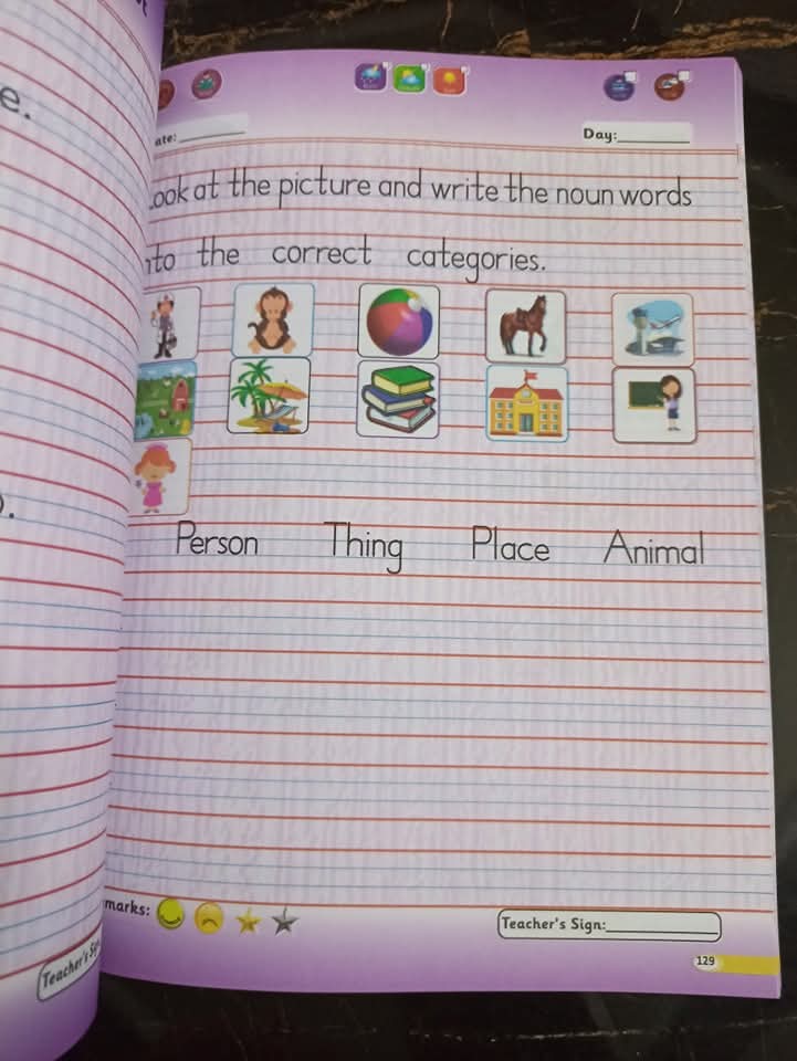 KIDS GROW ENGLISH LANGUAGE COPY SERIES LVL 3