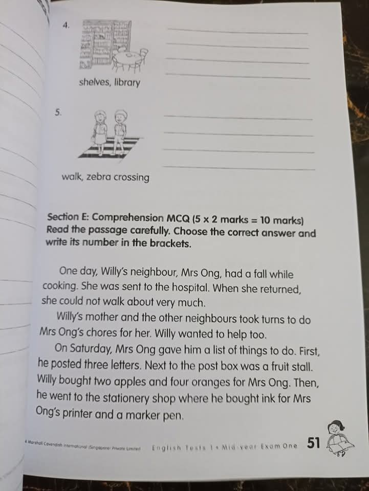 MY PALS ARE HERE (ENGLISH TEST 1)