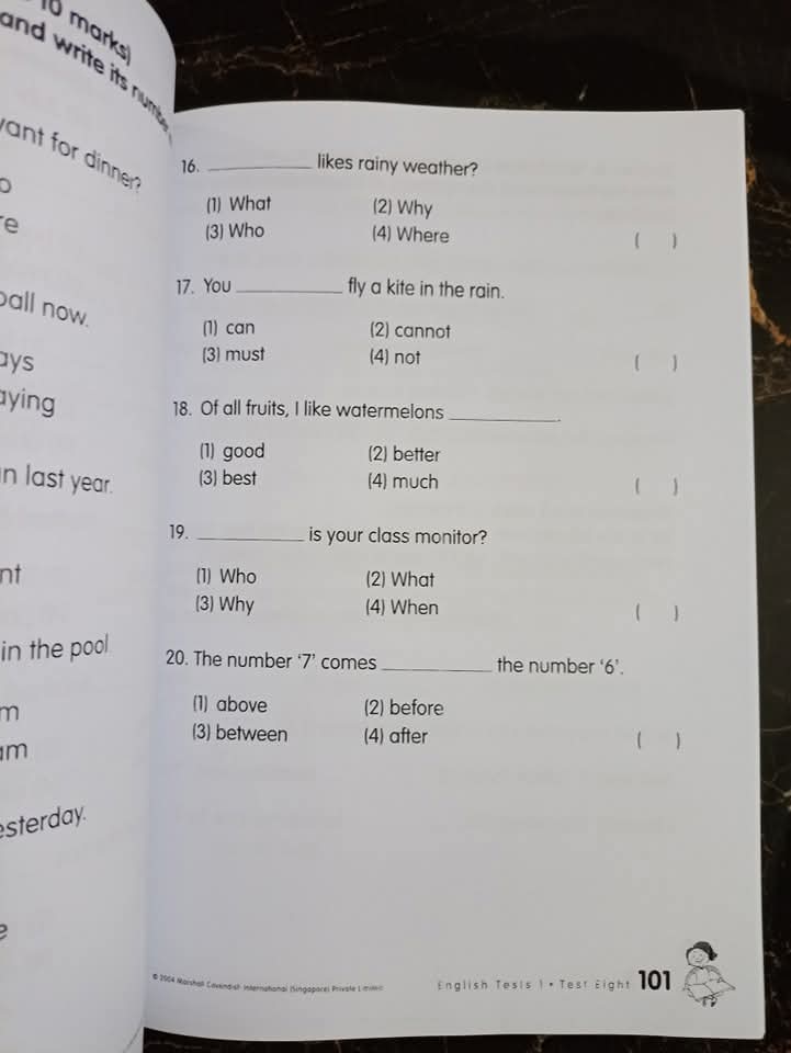 MY PALS ARE HERE (ENGLISH TEST 1)