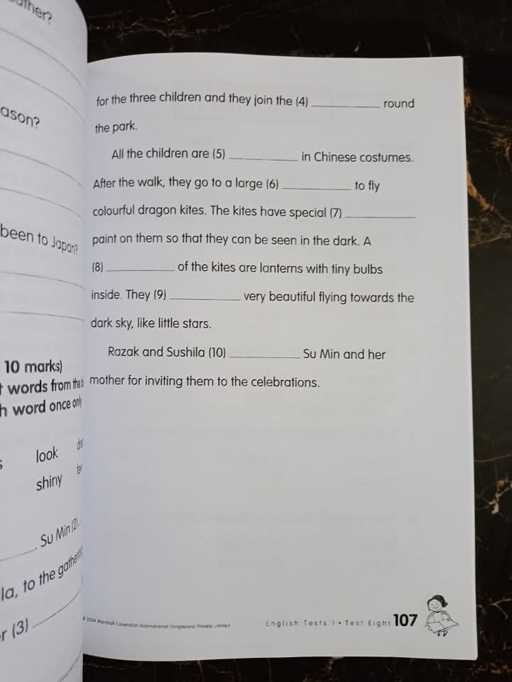 MY PALS ARE HERE (ENGLISH TEST 1)