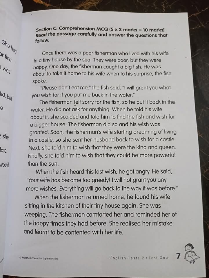 MY PALS ARE HERE(ENGLISH TEST 2)