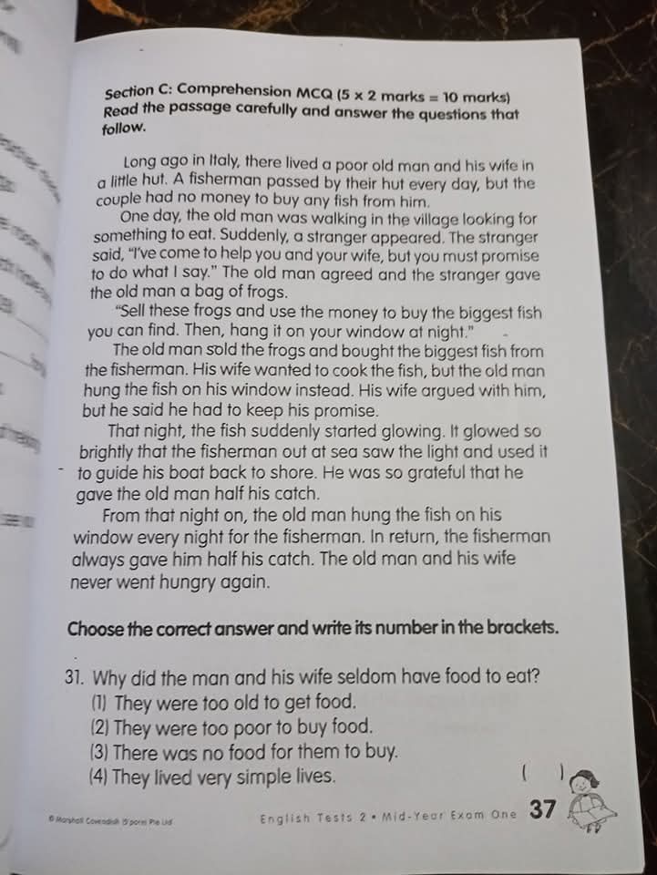 MY PALS ARE HERE(ENGLISH TEST 2)