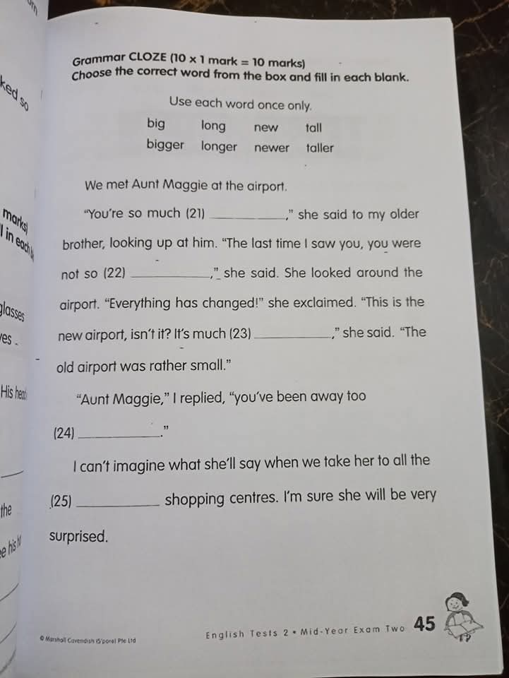 MY PALS ARE HERE(ENGLISH TEST 2)