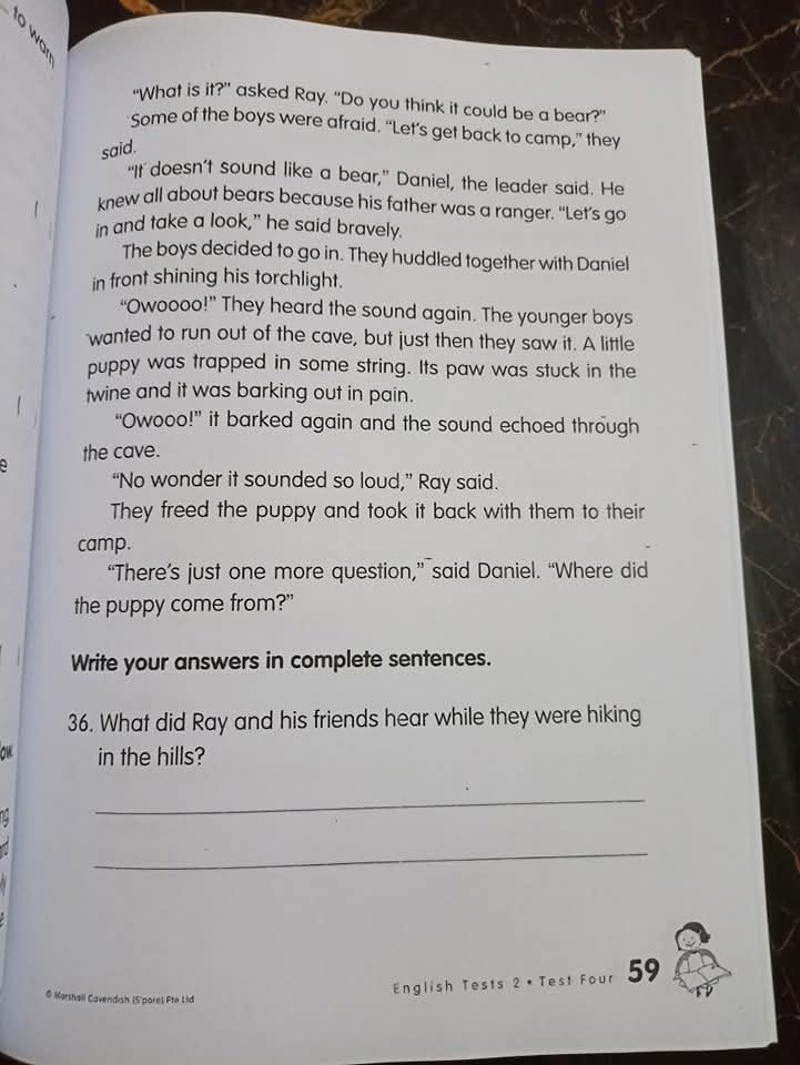 MY PALS ARE HERE(ENGLISH TEST 2)