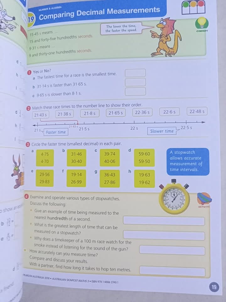AUSTRALIAN SIGNPOST MATHS 5