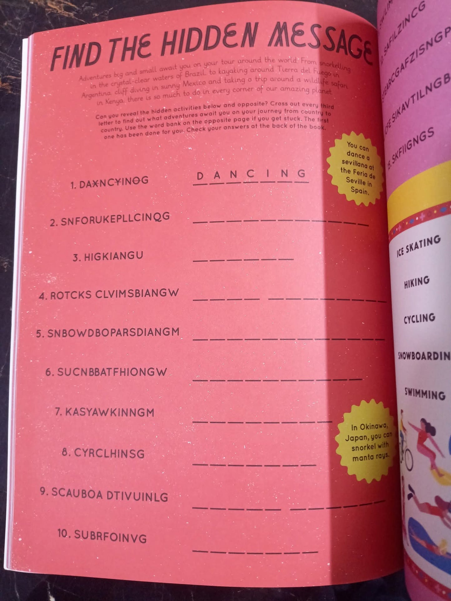 WELCOME TO OUR WONDERFUL WORLD – ACTIVITY BOOK