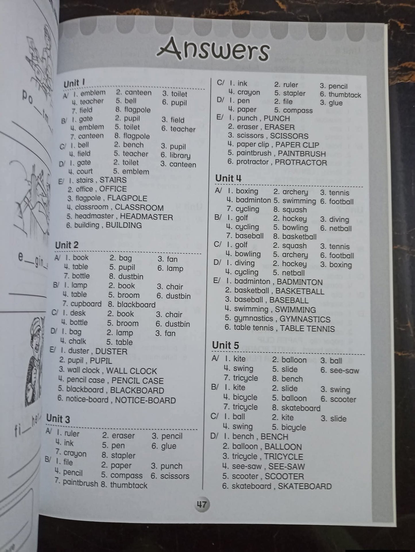 EXCEL IN SPELLING SET